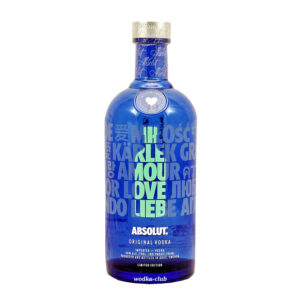 Vodka Absolut A Drop of LOVE Grün 0,7 Liter 40% vol.